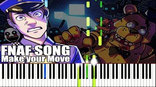 Make Your Move - A FNAF UCN Song by CG5 and Dawko [Synthesia Piano Tutorial]
