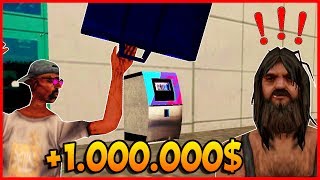 ЧТО БУДЕТ, ЕСЛИ ВЗЛОМАТЬ БАНКОМАТ НА 1.000.000$ В GTA SAMP