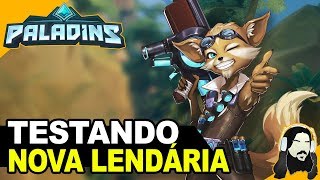 TESTANDO A NOVA LENDÁRIA DO PIP - PALADINS GAMEPLAY - PTS 1.4