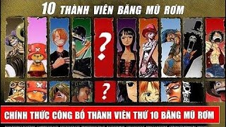 Thành viên thứ 10 của băng mũ rơm chính thức được công bố trong One Piece tập mới nhất