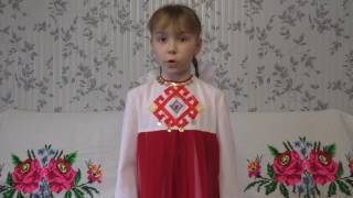 Йăпату сăвви, "Михетерĕн качаки". Настя Федорова калать