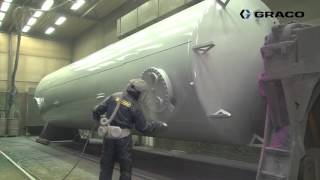 Видео работа - Двухкомпонентный дозатор Graco XP70.