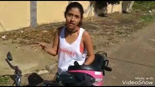 APRENDENDO A ANDAR DE MOTO com Déborah Souza ?