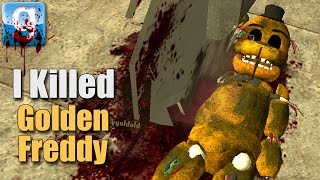 Gmod I KILLED WITHERED GOLDEN FREDDY! (Garry's Mod Sandbox)