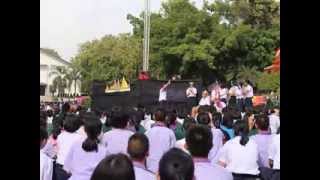 เปิดตัวประธานคณะสีเพชราวุธ หมายเลข 1 ปีการศึกษา 2557