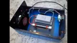 Inside a Chinese ozone generator.