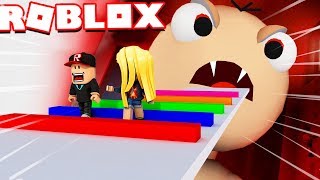 ROBLOX OBBY - UCIEKAMY OD ZŁEGO DZIECKA! | Vito i Bella