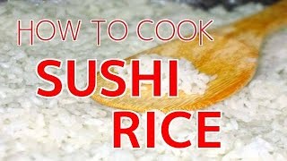 How to Cook Sushi Rice 【Sushi Chef Eye View】