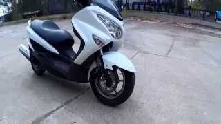 Suzuki Burgman 125 Walkaround Sound