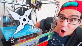 IMPRIMI UMA ESTRELA NINJA NA IMPRESSORA 3D ( SHURIKEN )