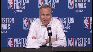 Mike D'Antoni Postgame Interview - Game 1 | Rockets vs Warriors | May 14, 2018 | 2018 NBA Playoffs