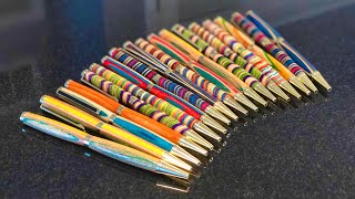 PENS MADE OUT OF ONE SKATEBOARD!