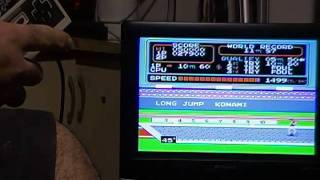 Track & Field NES Button Mashing Secret Technique