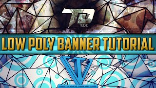 Low Poly Banner / Background Tutorial | Cinema 4D and Photoshop