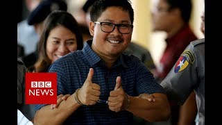 Journalists speak out on Myanmar sentence - BBC News