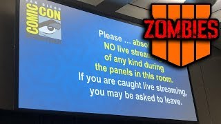 Treyarch LIVE! Comic Con Zombies Panel