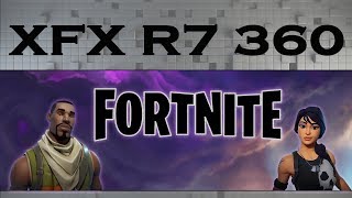 Fortnite (FX 6300 + R7 360) 1080p, 900p e 720p Benchmarks