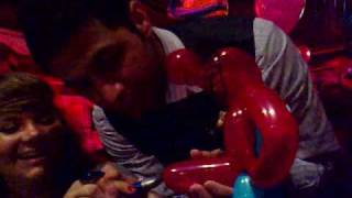 Mind reading and Funny spiderman ballons magic by abid (www.abidmagic.com)