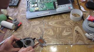 toshiba  l755 чистка от пыли
