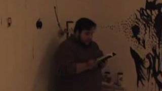 Brad Chriss reads from Lautréamont's Songs of Maldoror