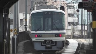 【嵯峨野線初運用】 221系体質改善車K21編成 花園にて 2013-4/1