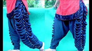 केवल ढाई 2.5 मीटर में self designed lahariya salwar drafting, cutting and stitching