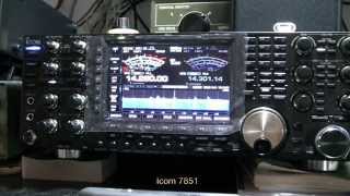Test Icom 7851 IC 7700 IC 756 pro III