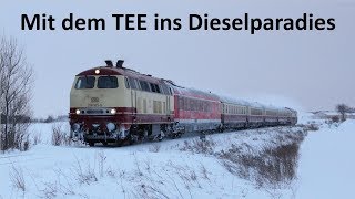 Mit dem TEE Rheingold ins Dieselparadies im Dezember 2010
