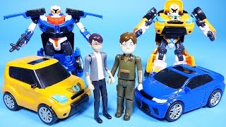 Tobot car toys transformers robot cars Hello Carbot and Deltatron 또봇