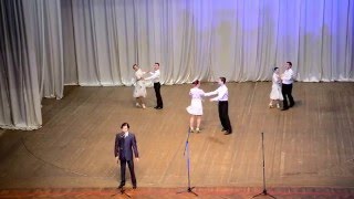 ВЕСНА 45-го ГОДА (военный вальс) ко Дню Победы 2016 в ДКМ, солисты ансамбля РАДОСТЬ