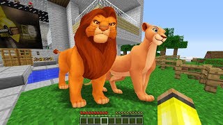 ASLAN KRAL EVİMDE ORTAYA ÇIKTI! ? - Minecraft