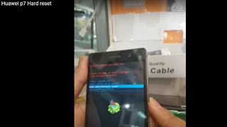 how to Hard reset Huawei p7