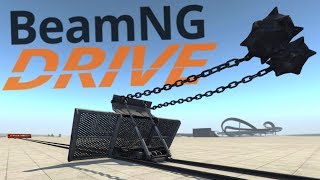 BeamNG Drive - Vehicle Destruction Contraption, Monster Truck Stadium & Godzilla? - BeamNG Gameplay