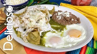 Chilaquiles Verdes con Pollo / DELICIOSO