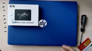Замена Диска На Ноутбуке HP. Как Открыть Крышку На Ноутбуке HP Laptop 15-bs0xx (HP Laptop 15-bs590ur