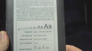 Kindle 3 Review Narrated by Text to Speech