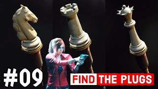 RESIDENT EVIL 2 REMAKE | Part 9 - FIND THE PLUGS | ARRANGE ALL PLUGS (RE2 CLAIRE)