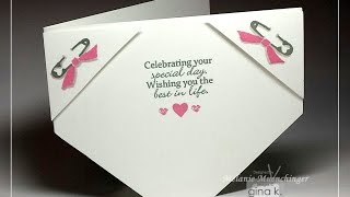 How to Make a Simple 3D Diaper Card-No Template Needed