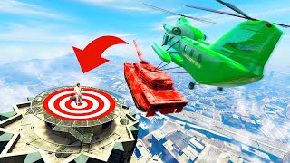 PRECISION TANK DROP CHALLENGE! (GTA 5 Funny Moments)