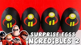Incredibles 2 Playdoh Surprise Eggs | Surprise Toys from Disney Pixar The Incredibles 2 movie