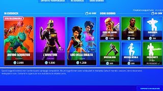 FORTNITE SHOP di oggi 4 febbraio ANFIBIO ACQUATICO, L'AVVIATORE, LUCI DELLA RIBALTA e PIZZA PARTY