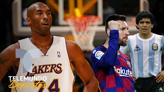 Los elogios de Kobe Bryant hacia Messi y Maradona | Telemundo Deportes