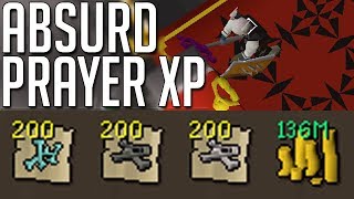 Superior Dragon Bones Are INSANE Prayer Training (OSRS)