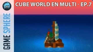 Cube World en multi Ep.7 : Biome océan, bateau & Temple