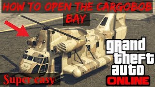 GTA 5 Online: How To Open The Back Of The Cargobob & Titan Bay