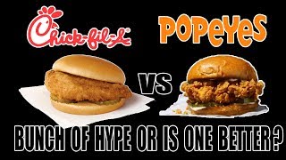 Popeye's vs. Chik-Fil-A Chicken Sandwich - Is it a BUNCH OF HYPE? - The Wolfe Pit
