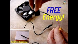 FREE ENERGY Magnet Powered Case Fan/LED ~ How To Make!