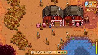 Stardew Valley Как тащить в Стардью Валлей #96 | Год 2. Осень 28. Распродажа свиней! Новые лица!