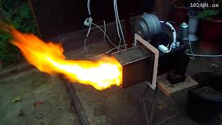 Самодельная пеллетная горелка / Homemade pellet burner