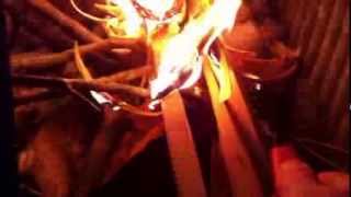 How start a fire in a wood stove [Amazing Swedish Fire lay fire starting methods]
